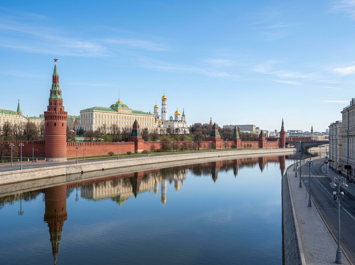 Вид на Московский Кремль и набережную Москвы-реки — аналитический архив Putin2018.ru