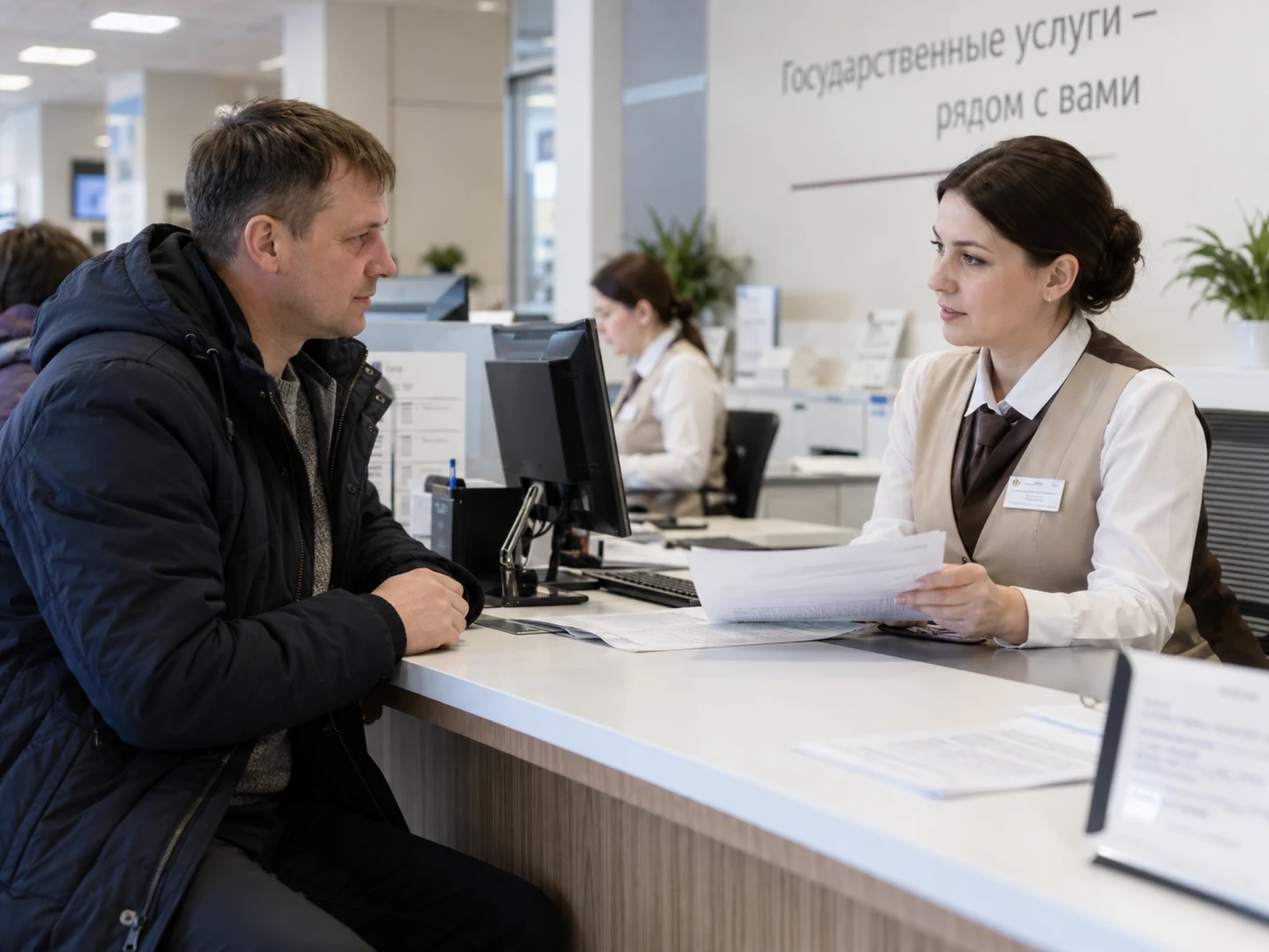 Консультация гражданина в федеральном ведомстве