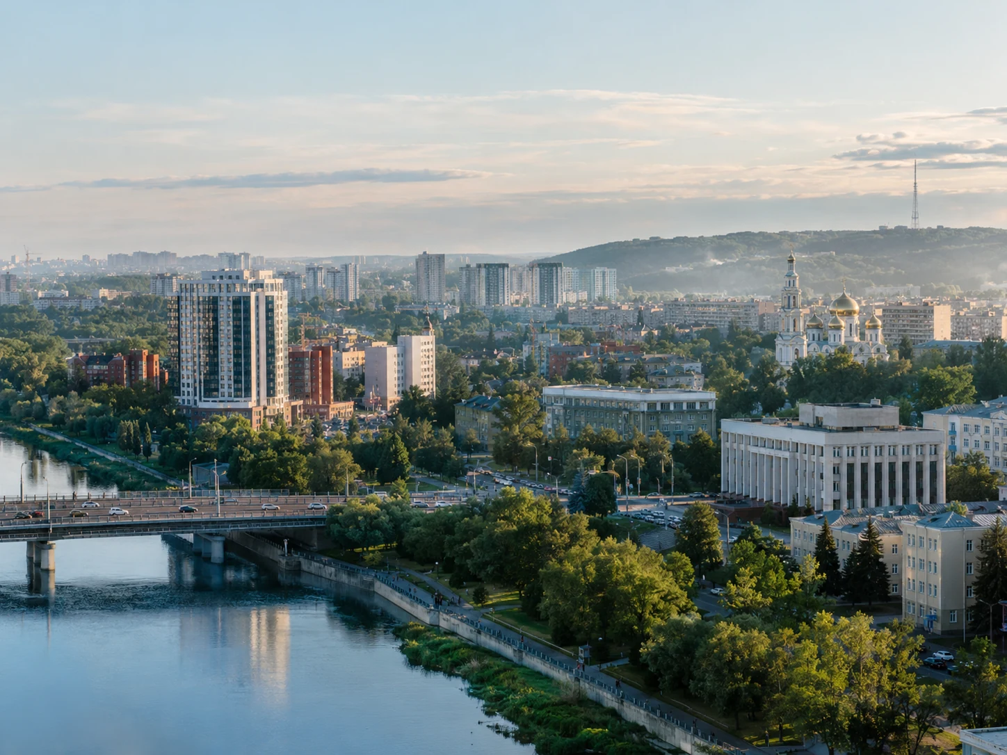 Городской панорамный вид как образ пространственного и регионального развития